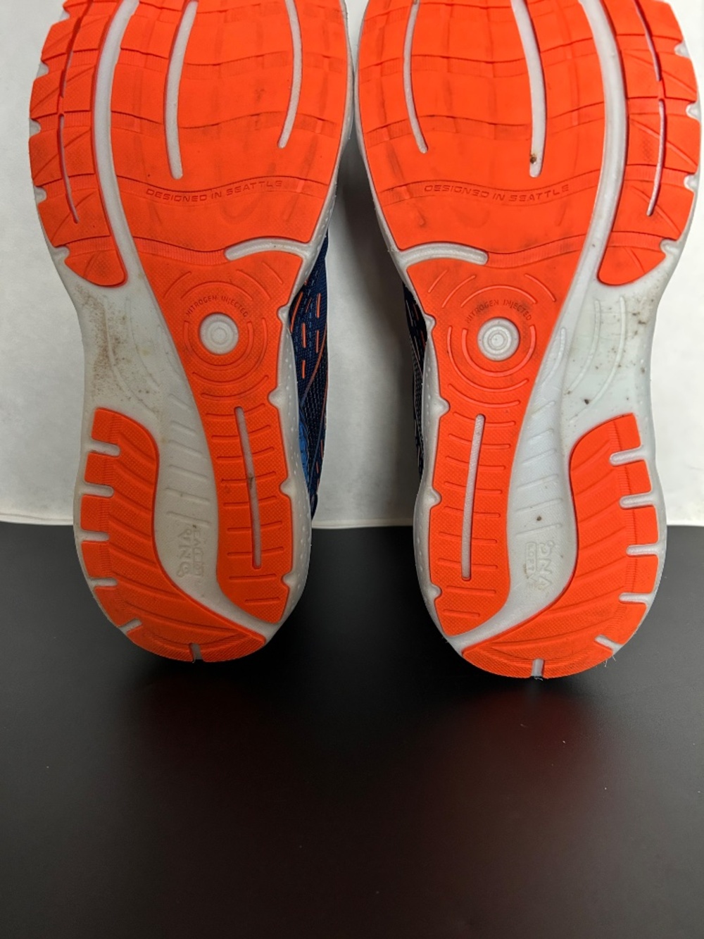 Brooks Glycerine 20 GTS Blue Depths/Palace Blue/Orange Sneakers,, Size 12.5 2E - Picture 11 of 11